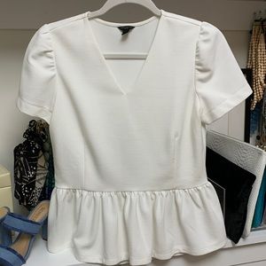 Ann Taylor peplum top